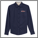 Net Zero USA Long Sleeve Easy Care Ladies Shirt - Navy
