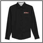 Net Zero USA Long Sleeve Easy Care Ladies Shirt -Black