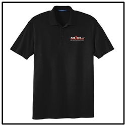 Net Zero USA Silk Touch™ Interlock Performance Polo - Black